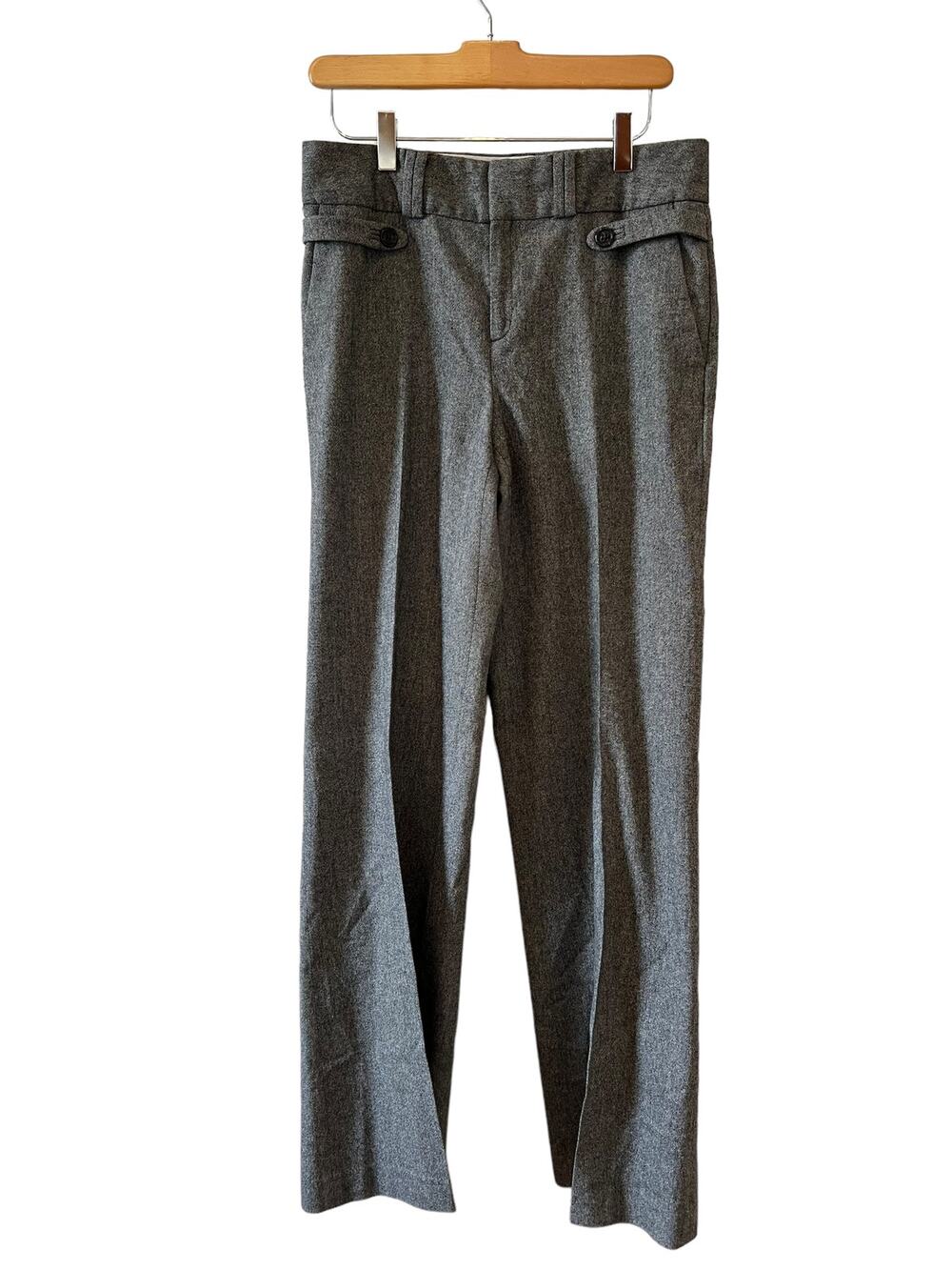 Banana Republic wide leg Black Speckled Trousers Pants 4